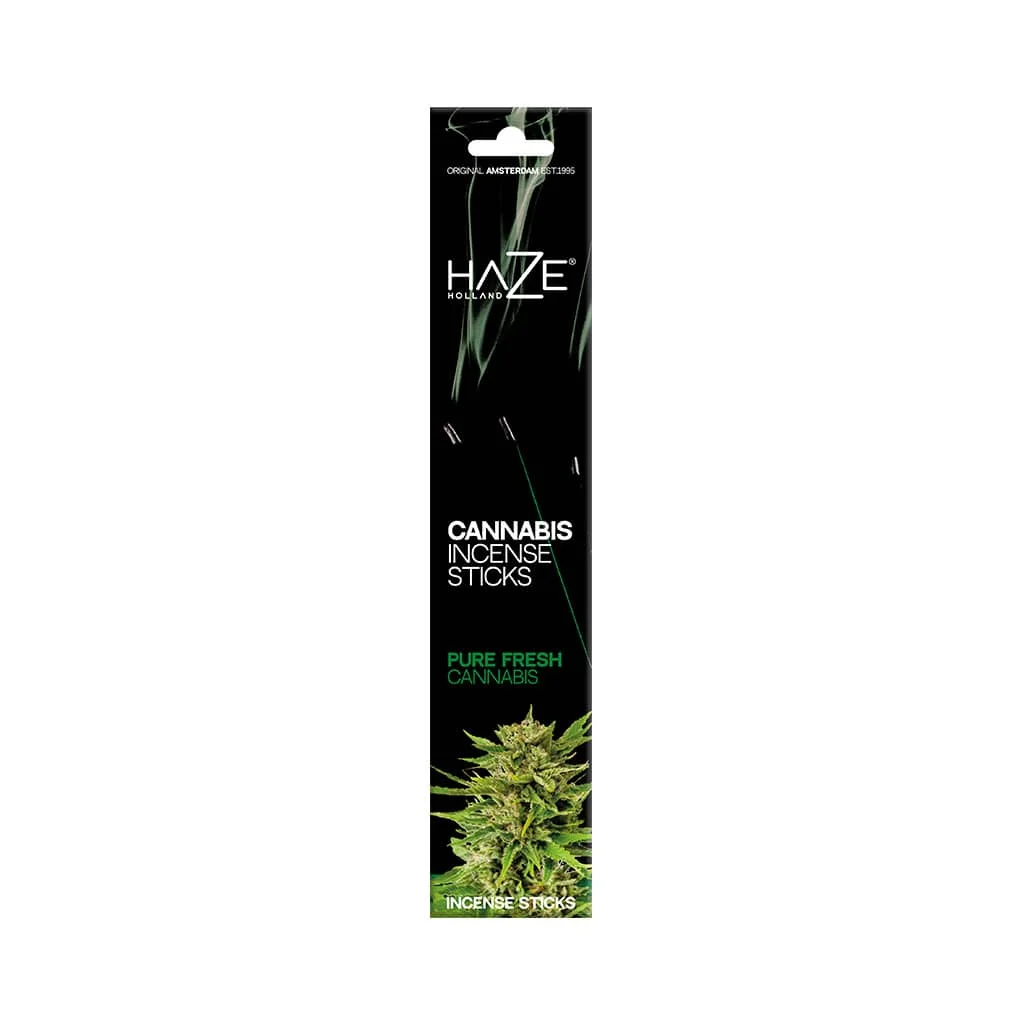 Φωτογραφία προϊόντος: HaZe Holland HaZe Cannabis Incense Sticks – Καθαρό άρωμα φρέσκιας κάνναβης