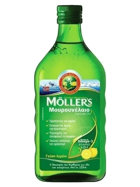 Φωτογραφία προϊόντος: Moller s Λεμόνι Cod Liver Oil 250ml