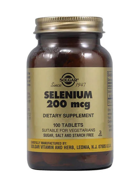 Φωτογραφία προϊόντος: Solgar Selenium 200μg 100 Ταμπλέτες