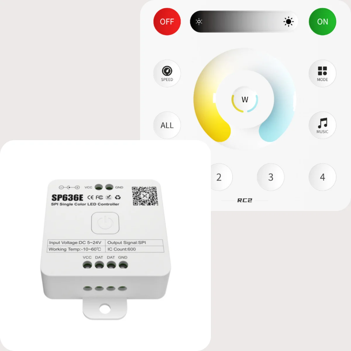 Φωτογραφία προϊόντος: Single Color LED Controller / Dimmer