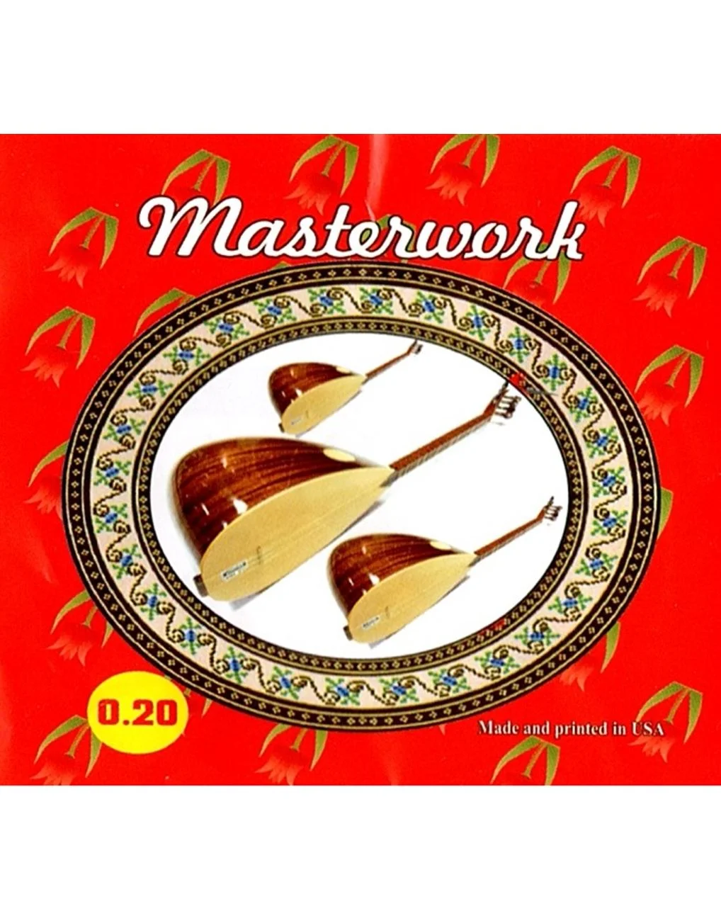 Φωτογραφία προϊόντος: MASTERWORK Xορδές για Σάζι/Ταμπουρά 0.20