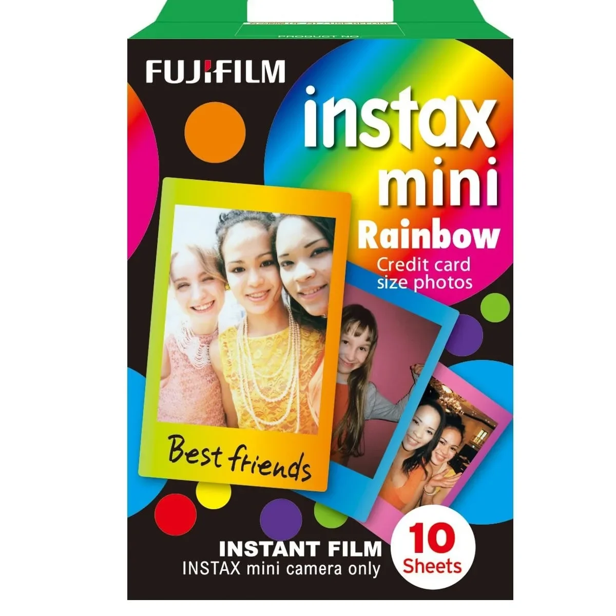 Φωτογραφία προϊόντος: GR Fujifilm instax Mini Instant Film Rainbows (10 Exposures) έως 24 δόσεις