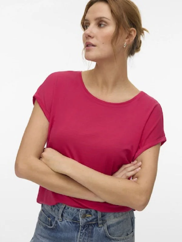 Φωτογραφία προϊόντος: VERO MODA VMAVA PLAIN SS TOP JRS NOOS - ΜΩΒ-10284468-172