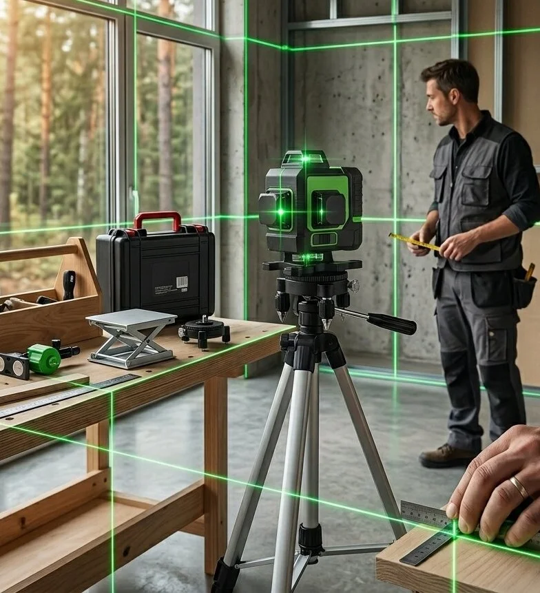 Φωτογραφία προϊόντος: KRAFTWORLD Kraftwold 4D Λέιζερ Αλφάδι με 16 Γραμμές TOOLS-9324