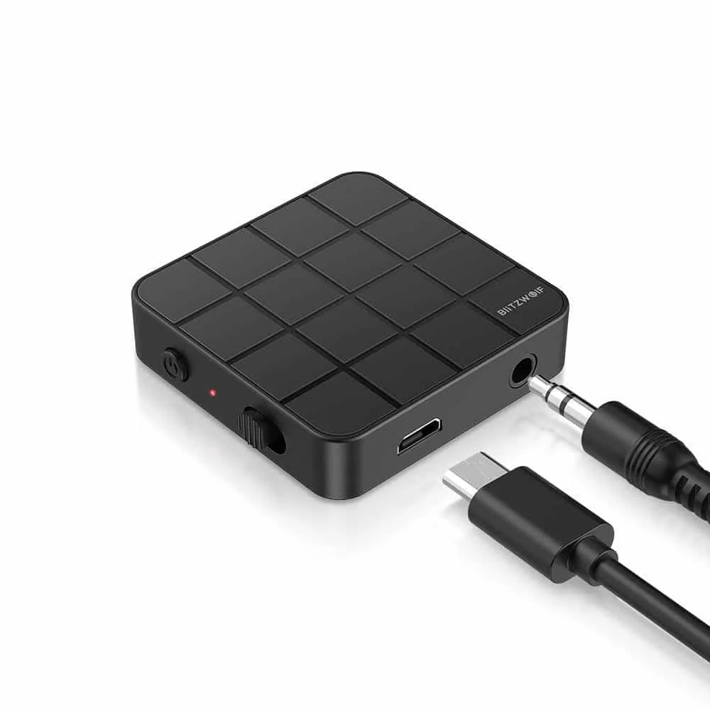 Φωτογραφία προϊόντος: BlitzWolf Πομπός/δέκτης BW-BL2 Bluetooth 5.0 (Μαύρο)