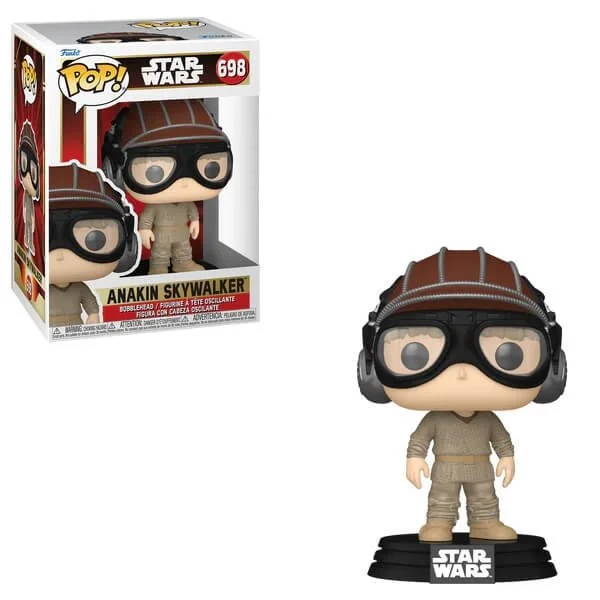 Φωτογραφία προϊόντος: Funko Pop! Disney Star Wars: EP1 The Phantom Menace Anniversary - Anakin Skywalker with Helmet 698 Bobble-Head Vinyl Figure 2184206 889698760157 Funko Pop Star Wars Funko