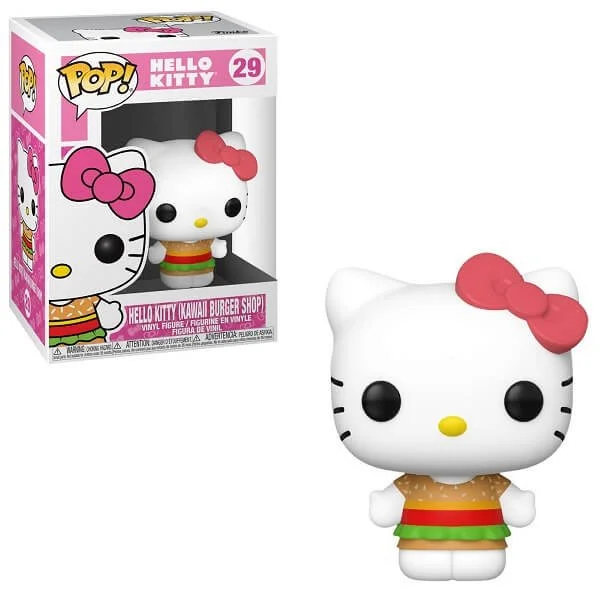 Φωτογραφία προϊόντος: Funko Pop! Animation: Hello Kitty 45th Anniversary - Hello Kitty (Kawaii Burger Shop) 29 Vinyl Figure 2185234 889698434720 Funko Pop Animation Funko