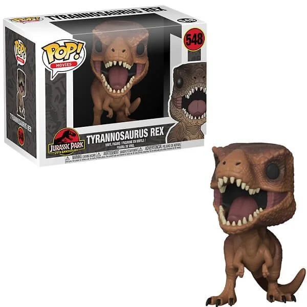 Φωτογραφία προϊόντος: Funko Pop! Movies: Jurassic Park 25th Anniversary - Tyrannosaurus Rex 548 Vinyl Figure 2190771 889698267342 Funko Pop Movies Funko