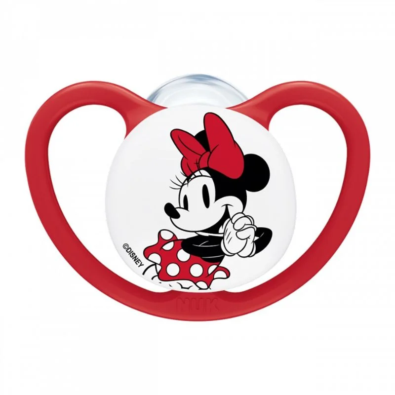 Φωτογραφία προϊόντος: NUK πιπίλα σιλικόνης Perfect Match Air Disney Minnie 0-6m με θήκη, 1τμχ