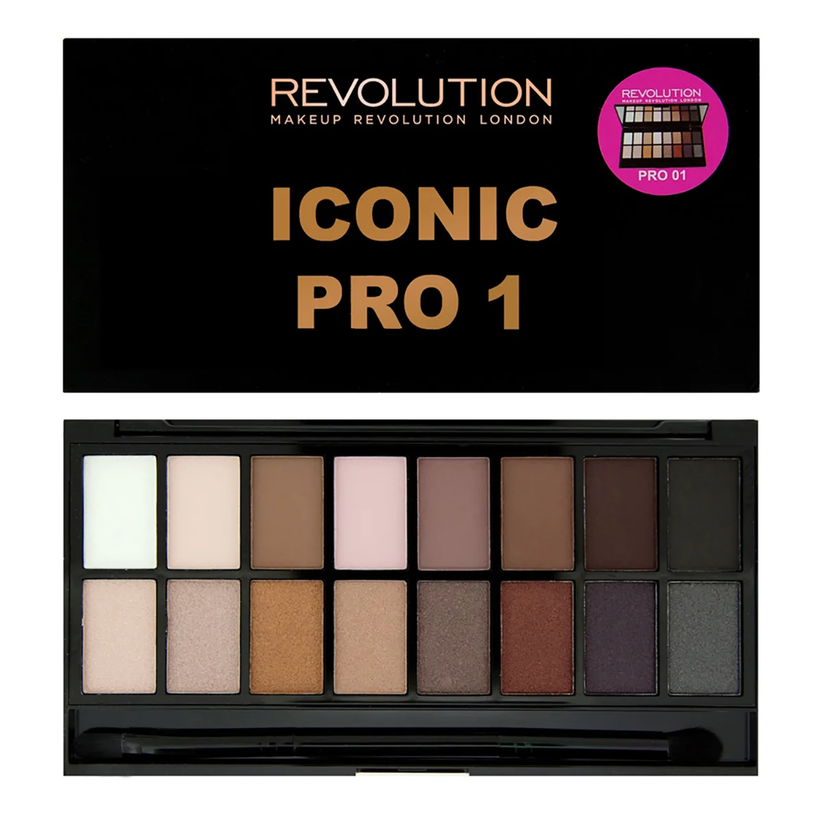 Φωτογραφία προϊόντος: Makeup Revolution Iconic Pro 1 Palette (16gr)