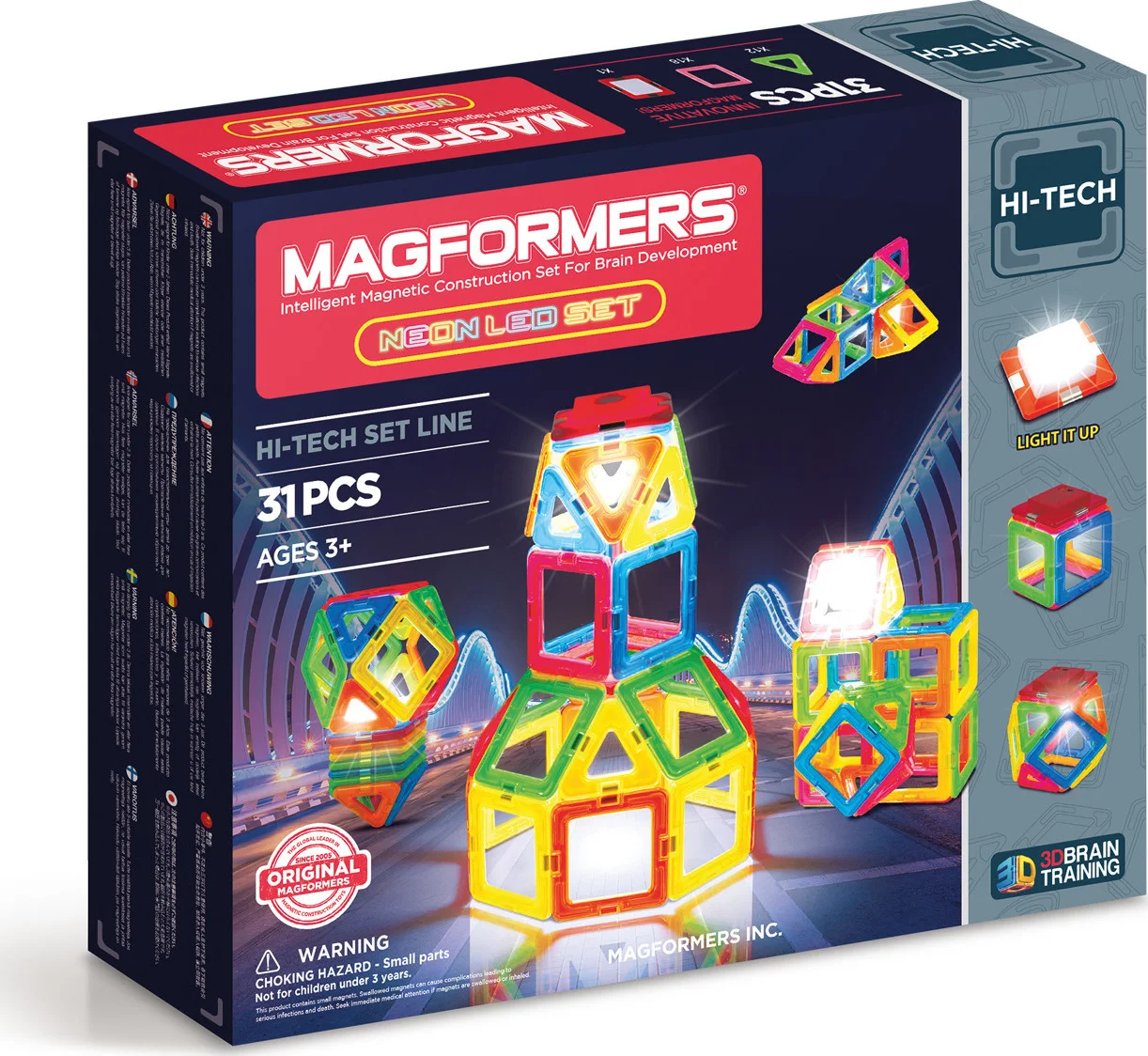 Φωτογραφία προϊόντος: Magformers Hi-tech Neon Led 31 τμχ