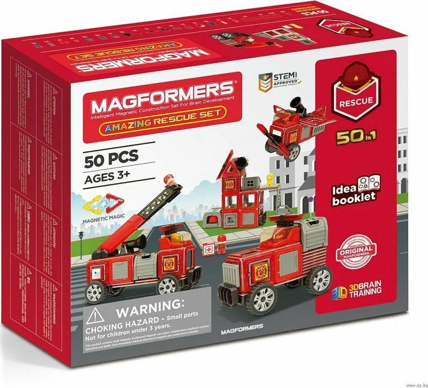Φωτογραφία προϊόντος: Magformers Πυροσβεστική 50τμχ