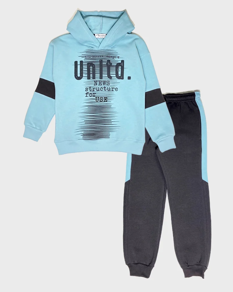 Φωτογραφία προϊόντος: Action Sportswear by Cotton Planet ΣΕΤ ΦΟΡΜΑ STRUCTURE FOR USE ΣΙΕΛ - ΑΝΘΡΑΚΙ