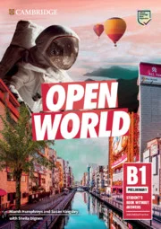 Φωτογραφία προϊόντος: OPEN WORLD B1 Preliminary SB (+ Online Practice) 2128088 (9781108565325) – Cambridge University Press