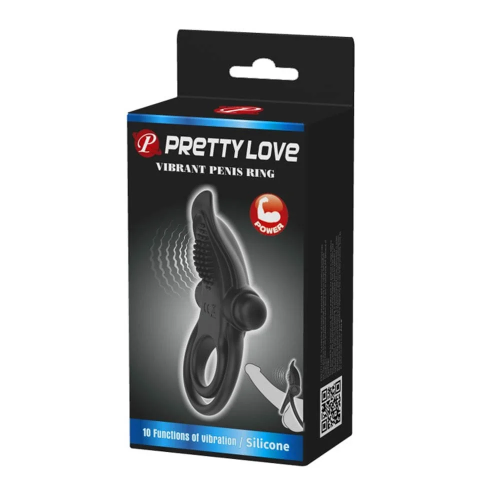 Φωτογραφία προϊόντος: Pretty Love Vibrant Δαχτυλίδι Στυσης Μαύρο