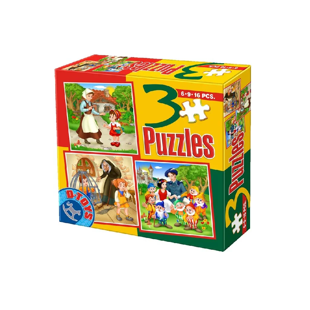 Φωτογραφία προϊόντος: REMOUNDO Puzzle D-TOYS 3 σε 1 - 50922BS07
