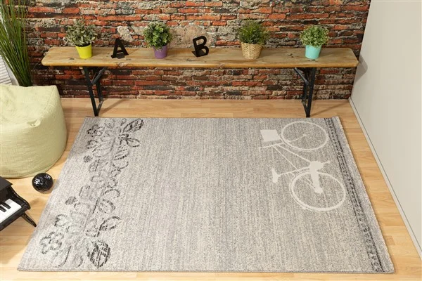 Φωτογραφία προϊόντος: Χαλί Ezzo - Piccolo - 8606-Grey 160x230