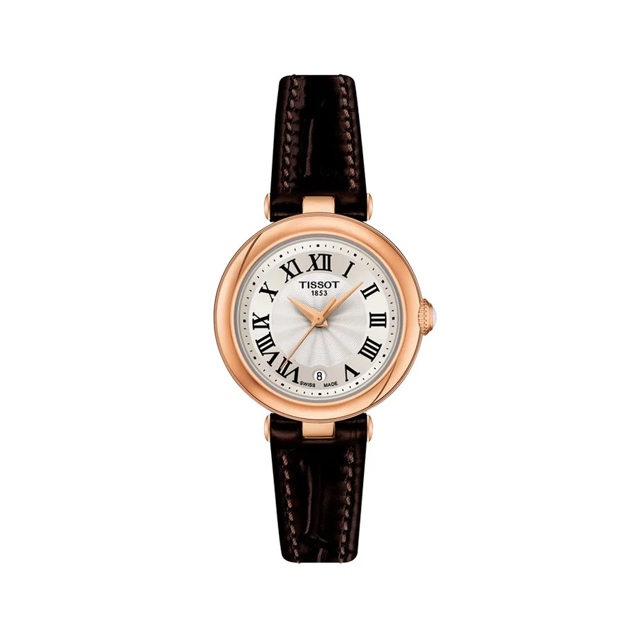 Φωτογραφία προϊόντος: Γυναικείο Ρολόι Tissot T-Lady Bellissima Δερμάτινο Λουρί T126.010.36.013.00
