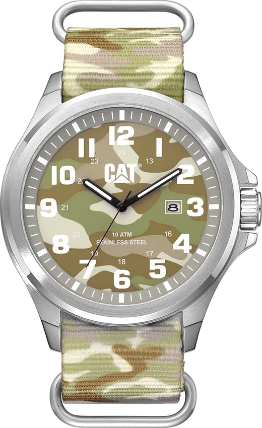 Φωτογραφία προϊόντος: Ανδρικό Ρολόι Caterpillar OPERATOR camo Nato Sand nylon