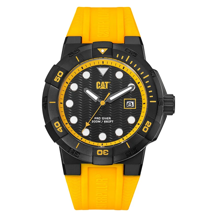 Φωτογραφία προϊόντος: Caterpillar SHOCK diver Yellow silicone SI.161.27.127