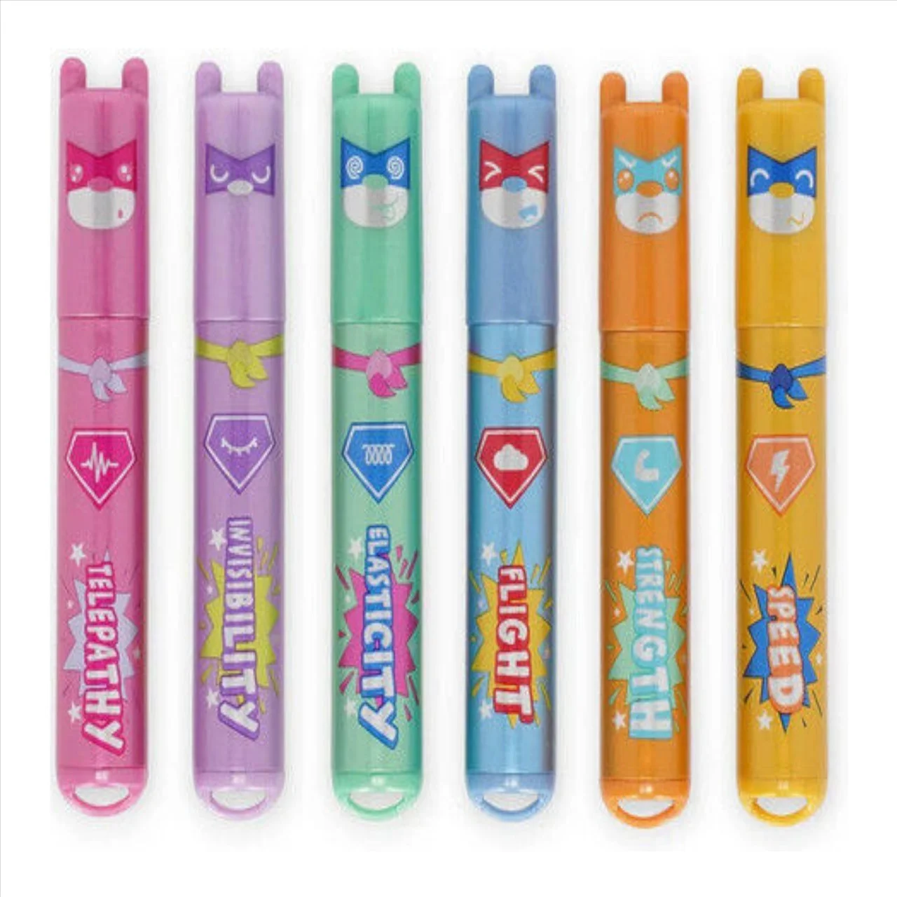 Φωτογραφία προϊόντος: Legami Teddy’s Superpower Σετ 6 Mini Highlighters Μεταλλικά MH0005