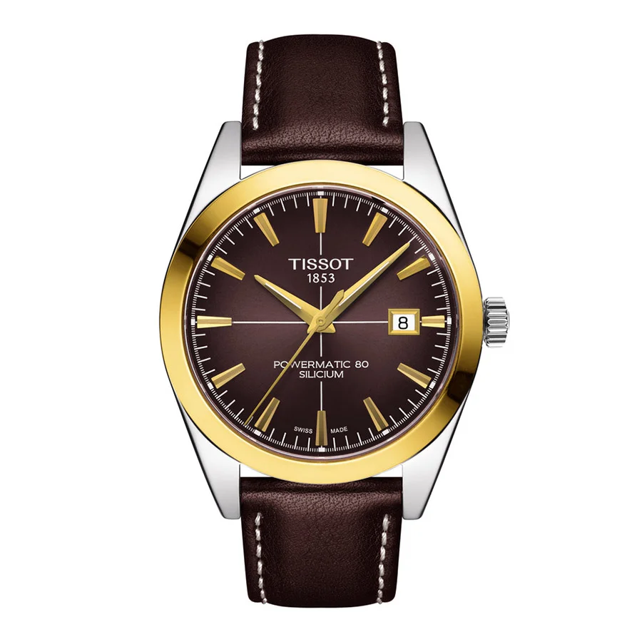 Φωτογραφία προϊόντος: Ανδρικό Ρολόι Tissot T-Gold Δερμάτινο Λουρί T927.407.46.291.01