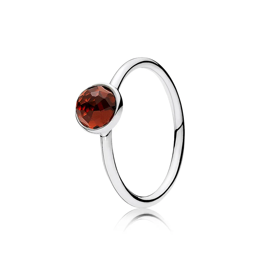 Φωτογραφία προϊόντος: Δαχτυλίδι Pandora με garnet, Ιανουάριος 191012GR