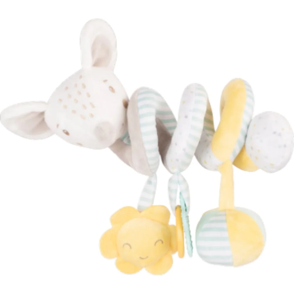 Φωτογραφία προϊόντος: White/Mint Joyful Mice, Σπειροειδές παιχνίδι καροτσιού & κούνιας – Kikka Boo