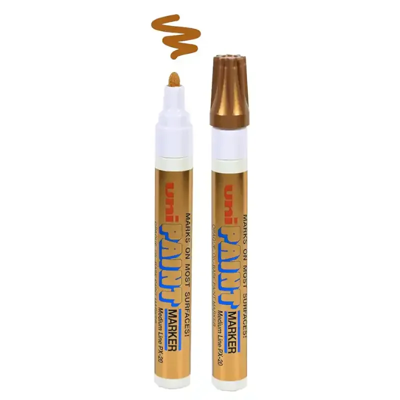 Φωτογραφία προϊόντος: UNI-BALL Uni Paint PX-20 Marker Chrome Shiny Bronze (PX20SB)