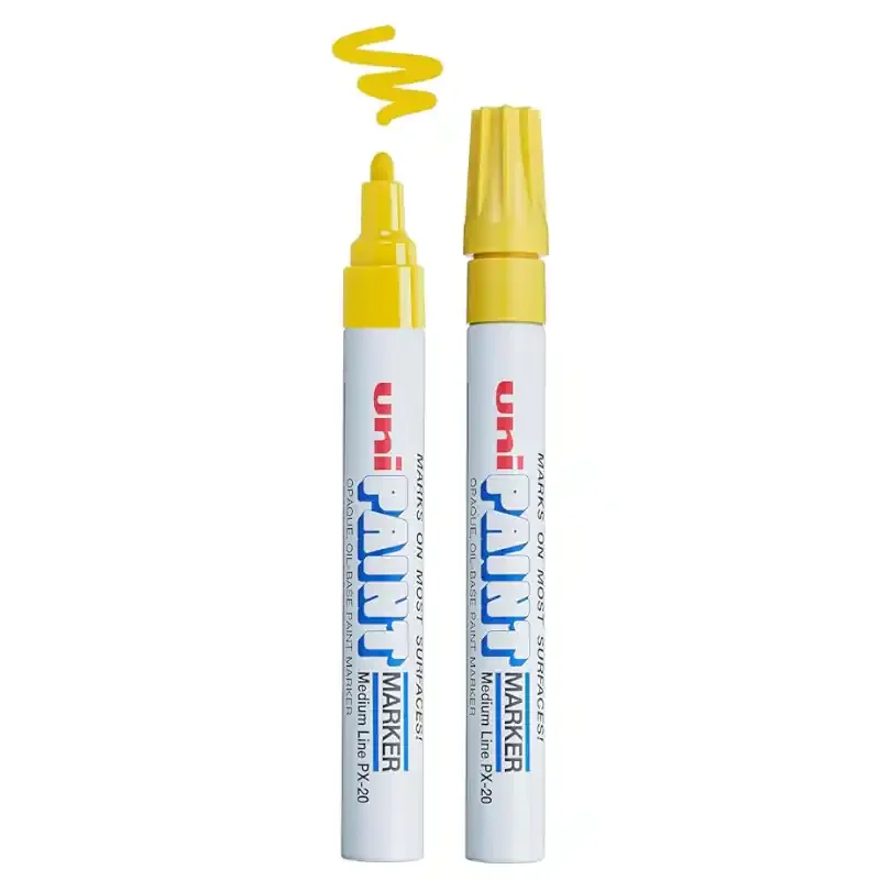 Φωτογραφία προϊόντος: UNI-BALL Uni Paint PX-20 Marker Yellow (PX20J)