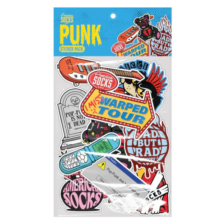 Φωτογραφία προϊόντος: American Socks Punk Sticker Pack Αυτοκόλλητα Streetwear