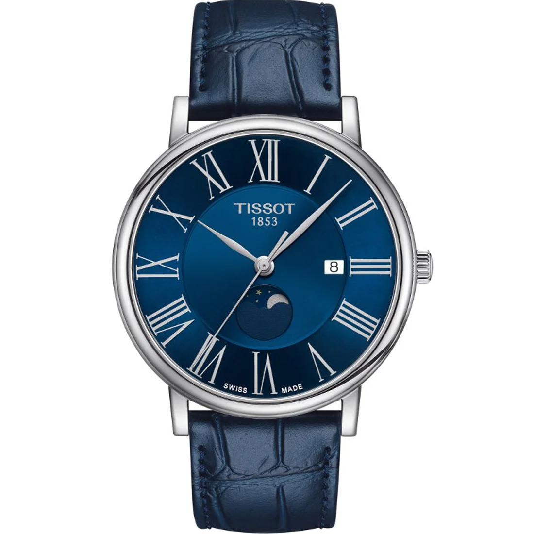 Φωτογραφία προϊόντος: Ανδρικό Ρολόι Tissot Carson Moonphase Δερμάτινο Λουρί T122.423.16.043.00