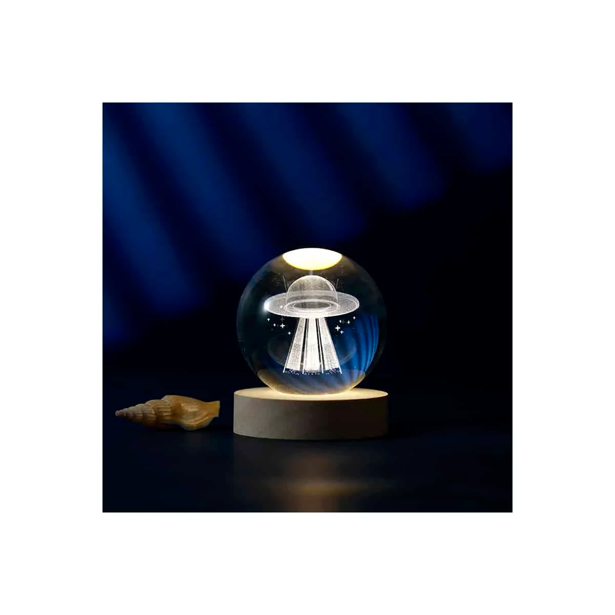 Φωτογραφία προϊόντος: i-TOTAL XL2718D ΛΑΜΠΑ CRYSTAL BALL UFO MEDIUM 8cm