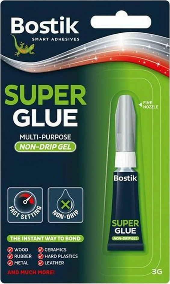 Φωτογραφία προϊόντος: Κόλλα Gel Στιγμής Super Glue Gel Bostik 3gr