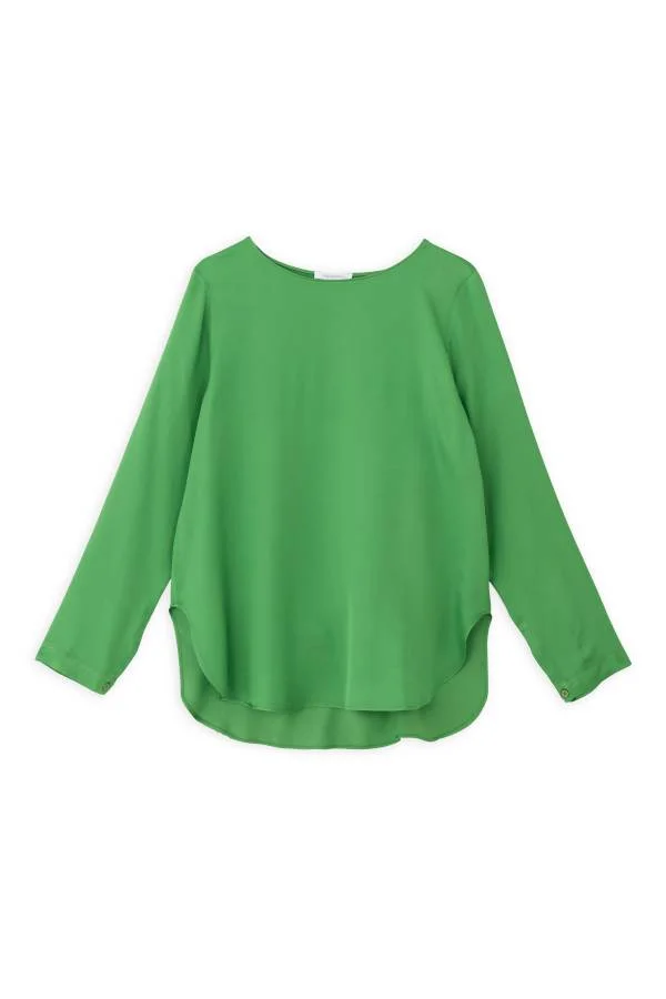 Φωτογραφία προϊόντος: SATIN LONG SLEEVE BLOUSE BL1899 GREEN