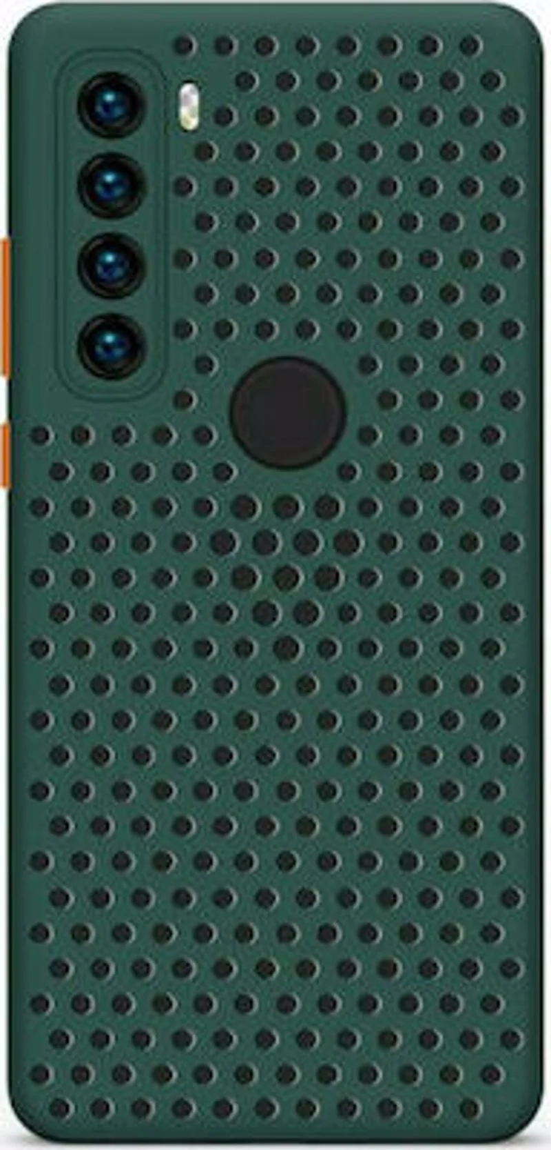 Φωτογραφία προϊόντος: Breath Colored Buttons TPU Case Θήκη με Οπές Green Xiaomi Redmi Note 8T