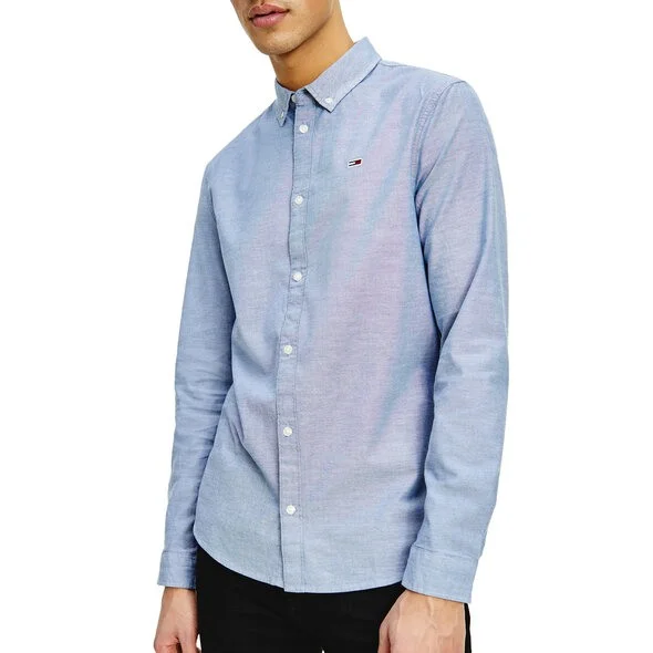 Φωτογραφία προϊόντος: TOMMY JEANS Ανδρικό Πουκάμισο Slim Fit Oxford DM0DM09594-C87 (Σκούρο Σιέλ)