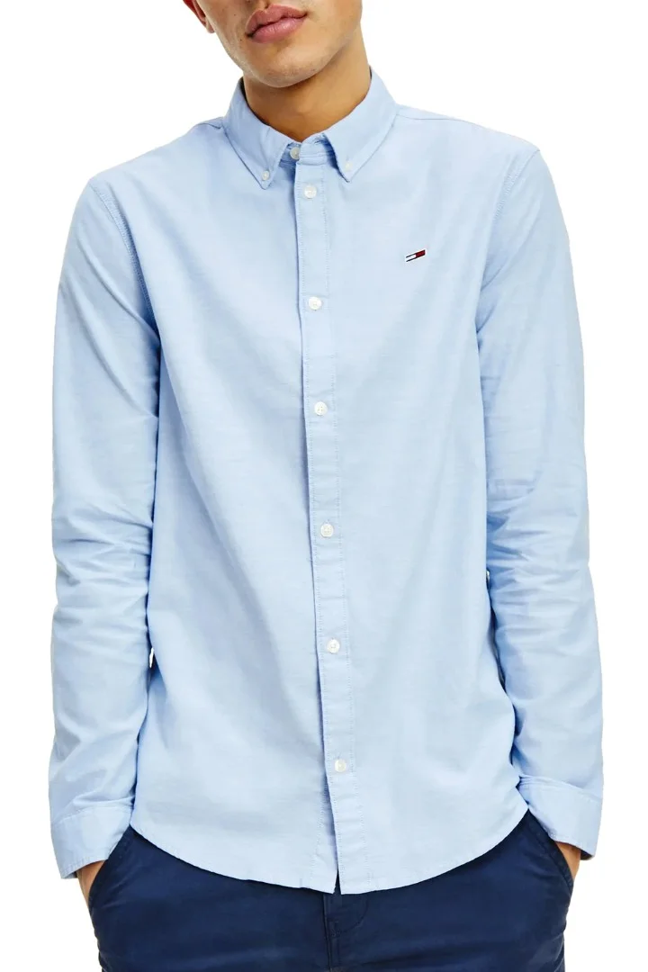 Φωτογραφία προϊόντος: TOMMY JEANS Ανδρικό Πουκάμισο Slim Fit Oxford DM0DM09594-C4E (Σιέλ)