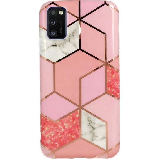 Φωτογραφία προϊόντος: Θήκη Σιλικόνης Pink Marble (Samsung Galaxy A41)