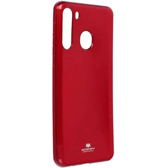 Φωτογραφία προϊόντος: Θήκη Mercury Jelly Back Cover Σιλικόνης Κόκκινο (Galaxy A21)