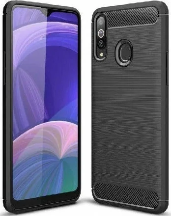 Φωτογραφία προϊόντος: Θήκη Forcell Carbon Σιλικόνης Μαύρο (Galaxy A20s)