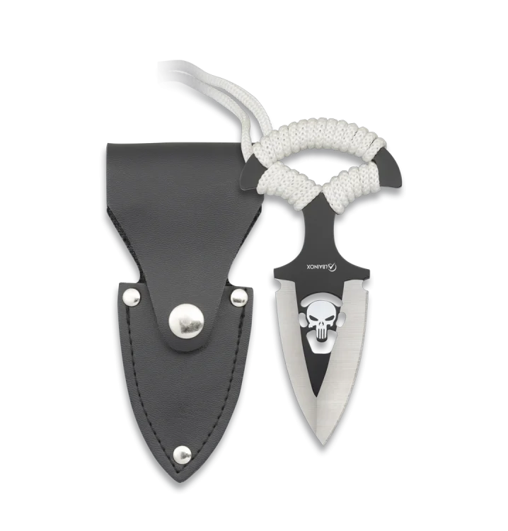 Φωτογραφία προϊόντος: ΜΑΧΑΙΡΙ ALBAINOX Skull knife. ABS sheath. Bl 6.5, 32452
