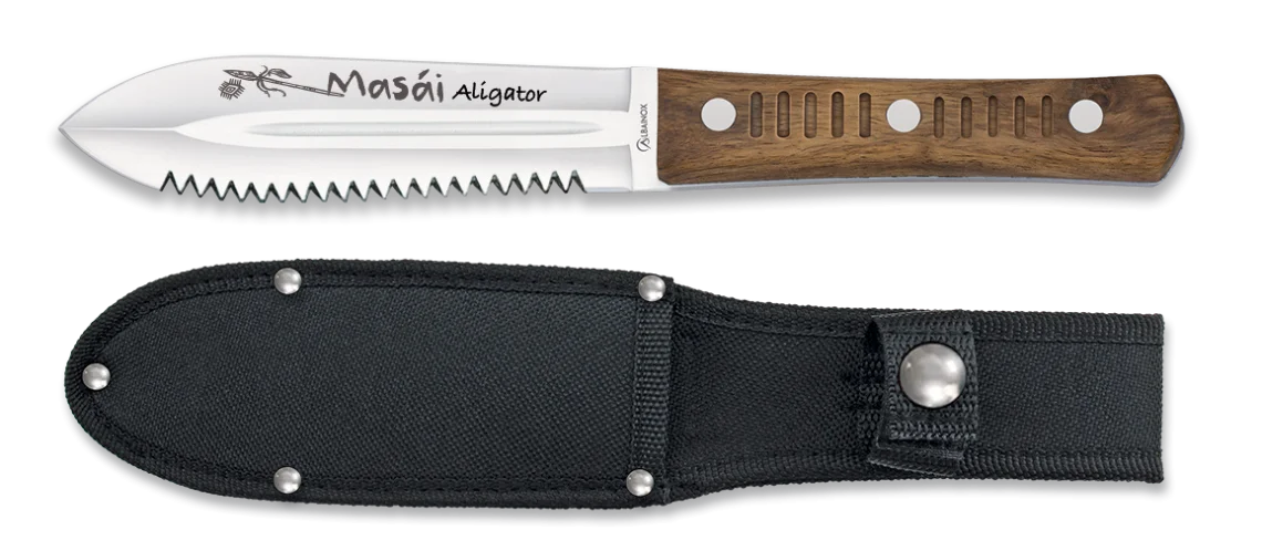 Φωτογραφία προϊόντος: ΜΑΧΑΙΡΙ Albainox Masai / Aligator knife.Blade 14, 32605