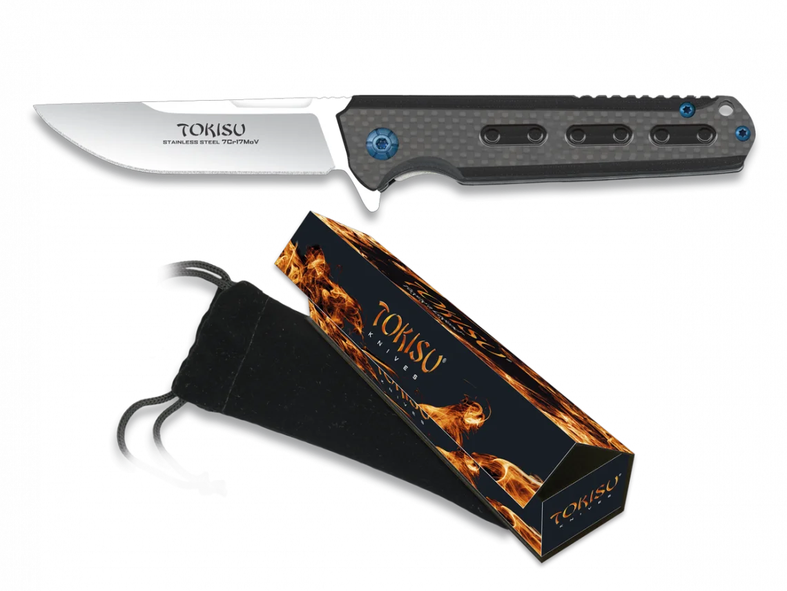Φωτογραφία προϊόντος: Σουγιάς Tokisu pocket knife. Carbon fiber. 8.6, 18594