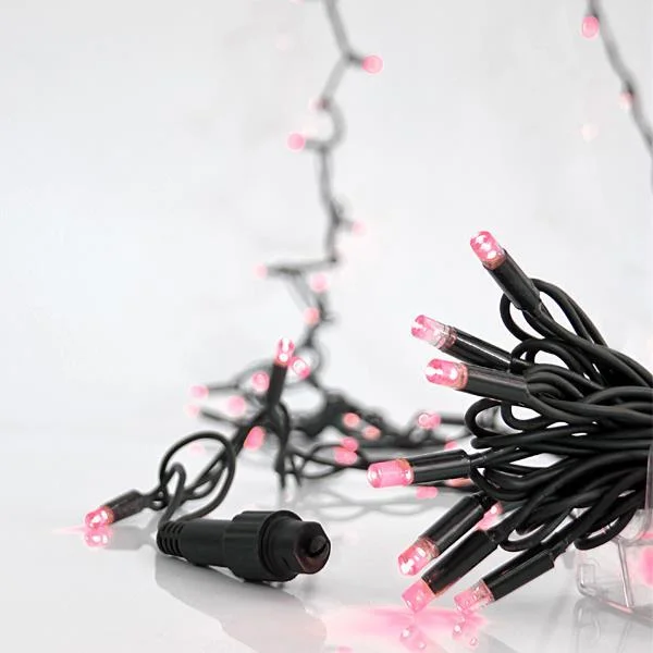 Φωτογραφία προϊόντος: ΣΕΙΡΑ, 100 LED 5MM, 230V, ΕΠΕΚΤΑΣΗ ΕΩΣ 9, ΠΡΟΕΚΤΑΣΗ ΠΑΡΟΧΗΣ 150CM, ΠΡΑΣΙΝΟ ΚΑΛΩΔΙΟ, ΚΑΟΥΤΣΟΥΚ, ΡΟΖ LED, ANA 10CM, ΙΡ65 600-11112