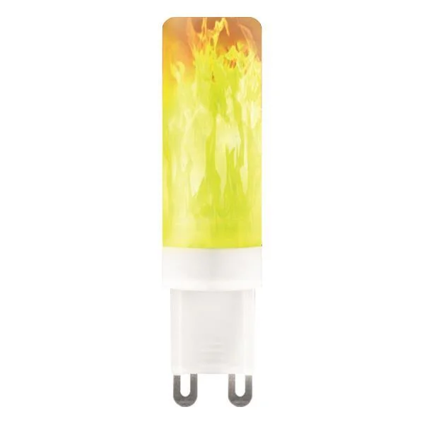 Φωτογραφία προϊόντος: ΛΑΜΠΑ LED G9 SMD ΦΛΟΓΑ 0.8W 1500K 220-240V 147-81950