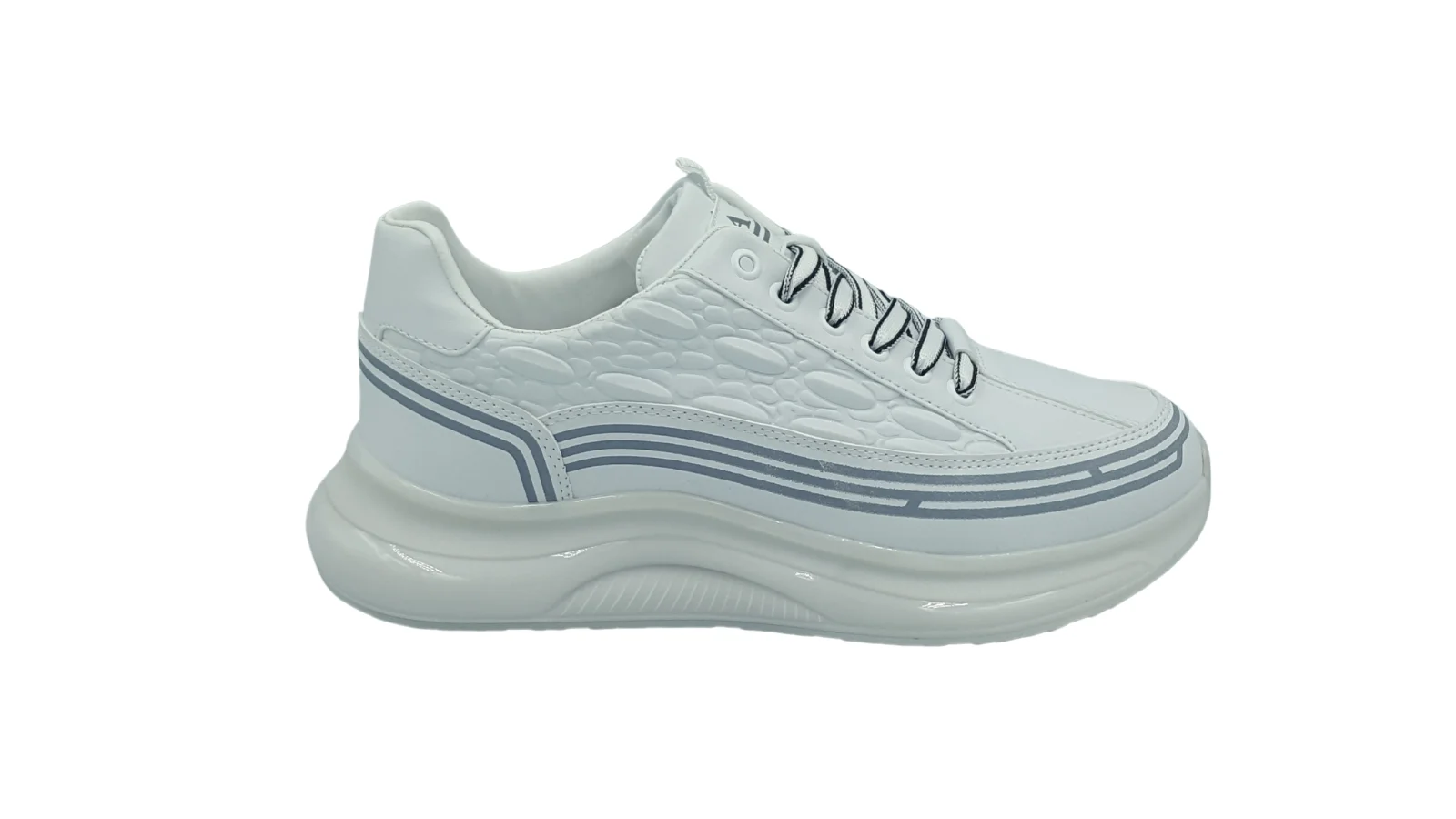 Φωτογραφία προϊόντος: Leder Shoes Ανδρικά Sneakers – KA9916 – Λευκά
