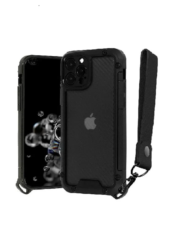 Φωτογραφία προϊόντος: ΘΗΚΗ TEL PROTECT SHIELD ΓΙΑ IPHONE 12 PRO - ΜΑΥΡΗ