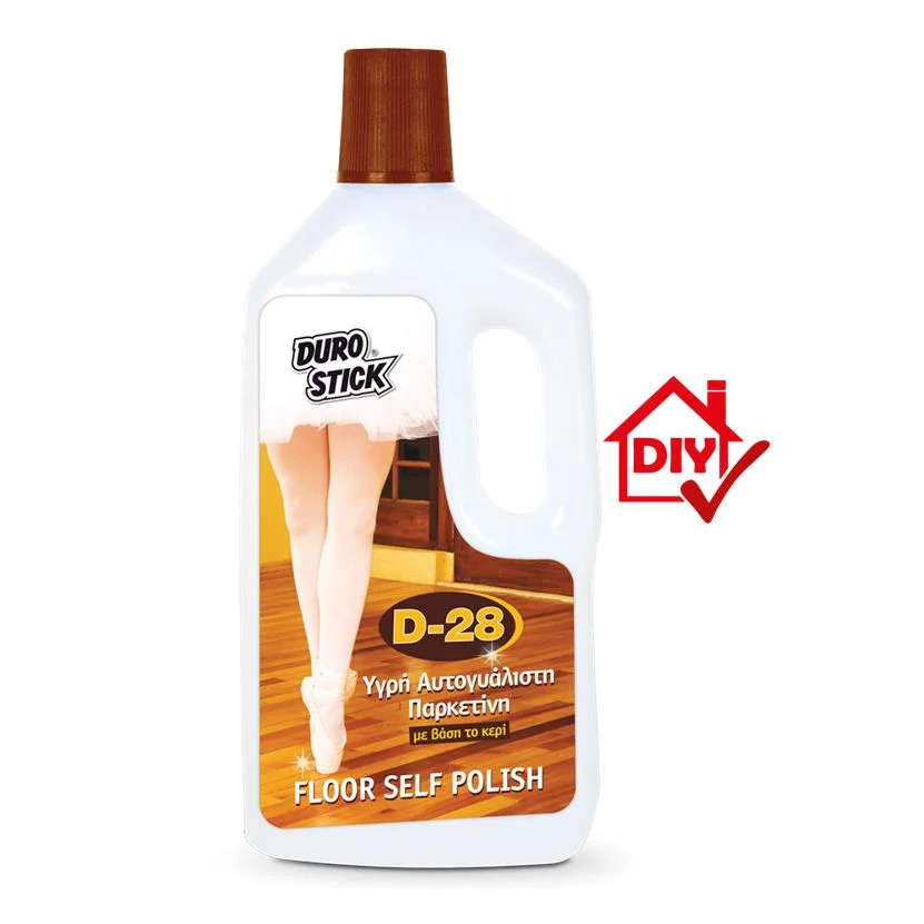 Φωτογραφία προϊόντος: Durostick D-28 Αυτογυάλιστη Παρκετίνη Ξύλινων Δαπέδων 1Lt