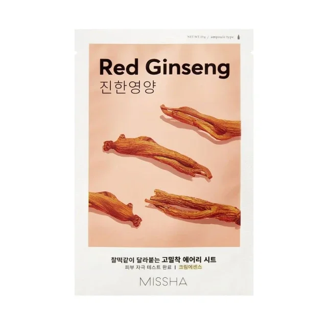 Φωτογραφία προϊόντος: Missha Airy Fit Sheet Mask Red Ginseng 19g